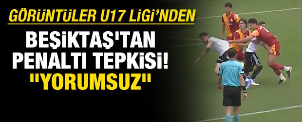 Beşiktaş'tan penaltı tepkisi! "Yorumsuz"