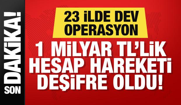 &Ccedil;ete, Kocaeli merkezli 23 ilde dev operasyonla &ccedil;&ouml;kertildi: 1 milyar TL'lik işlem hacmi!
