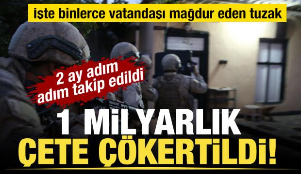 &Ccedil;ete, Kocaeli merkezli 23 ilde dev operasyonla &ccedil;&ouml;kertildi: 1 milyar TL'lik işlem hacmi!