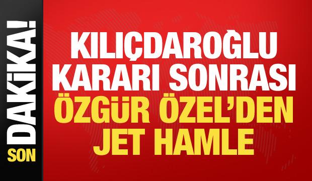 Son dakika: CHP'de hareketlilik! &Ouml;zg&uuml;r &Ouml;zel'den ilk hamle: Acil koduyla &ccedil;ağırdı