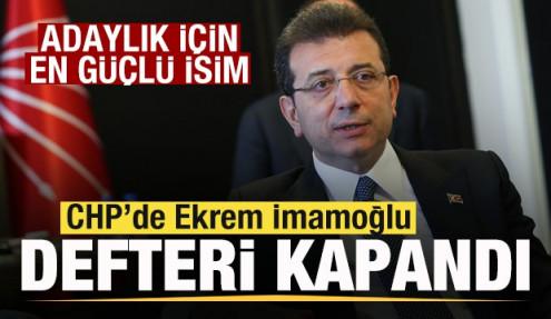 CHP&rsquo;de İmamoğlu defteri kapandı! Genel merkez işaret etti! Adaylık i&ccedil;in en g&uuml;&ccedil;l&uuml; isim