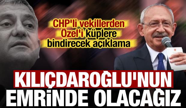 CHP'de yeni d&ouml;nem! Vekillerden peş peşe a&ccedil;ıklama: Kılı&ccedil;daroğlu ile yola devam...