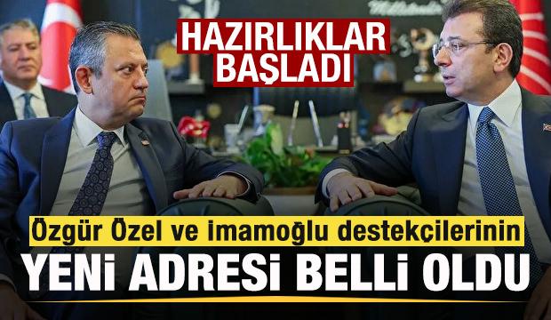 Ekrem İmamoğlu ve &Ouml;zg&uuml;r &Ouml;zel destek&ccedil;ilerinin yeni adresi belli oldu! 