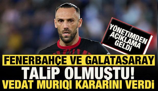Fenerbah&ccedil;e ve Galatasaray talip olmuştu! Vedat Muriqi kararını verdi