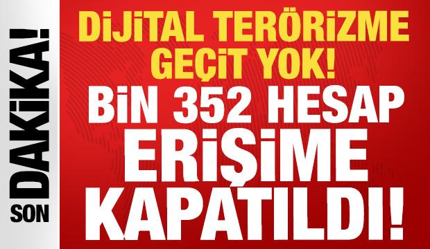 FET&Ouml;'n&uuml;n dijital ağına b&uuml;y&uuml;k darbe: Bin 352 hesaba daha erişim engeli
