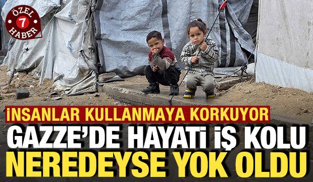 Gazze'de hayati iş kolu neredeyse yok oldu: İnsanlar kullanmaya korkuyor