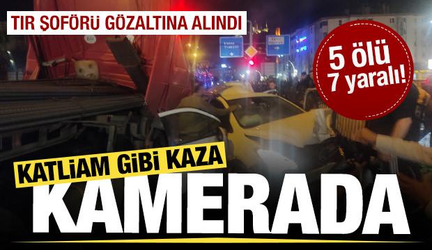 Giresun'da 5 kişinin &ouml;ld&uuml;ğ&uuml;, 7 kişinin yaralandığı katliam gibi kaza kemerada