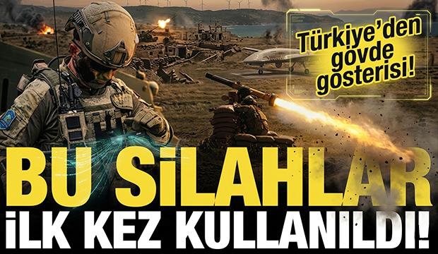 İlk kez kullanıldı! T&uuml;rkiye'den d&uuml;nyaya g&ouml;vde g&ouml;sterisi! İşte nefes kesen o kareler...