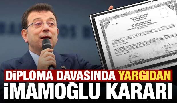 İmamoğlu'nun diploma davasında istinaf başvurusu reddedildi