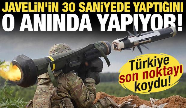 Javelin'in 30 saniyede yaptığını o anında yapıyor! Yerli tanksavar ilk kez sahaya indi!