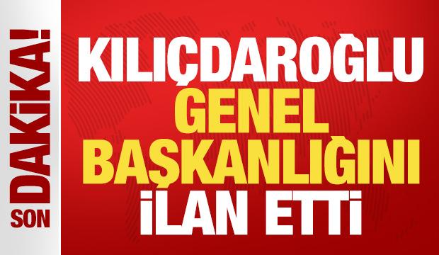 Kılı&ccedil;daroğlu CHP Genel Başkanlığı ilan etti! Sosyal medyayı sallayan hareket