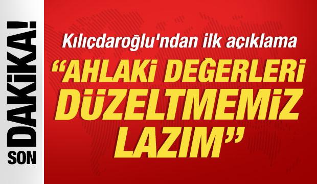 Son dakika: Kılı&ccedil;daroğlu: Partide ahlaki değerleri d&uuml;zeltmemiz lazım