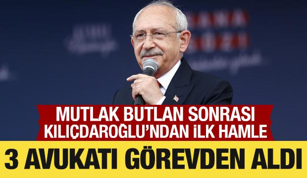 Kılı&ccedil;daroğlu'ndan ilk hamle: CHP'nin &uuml;&ccedil; avukatı azledildi