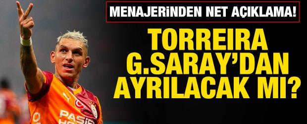 Lucas Torreira Galatasaray'dan ayrılacak mı? Menajerinden a&ccedil;ıklama geldi