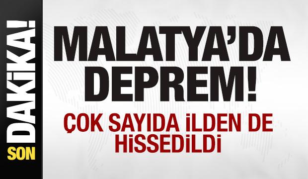Son dakika: Malatya'da deprem! &Ccedil;ok sayıda ilden de hissedildi