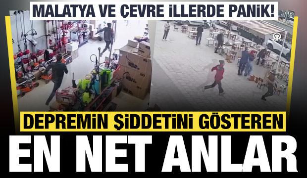 Malatya&rsquo;daki 5.6&rsquo;lık deprem anları ortaya &ccedil;ıktı