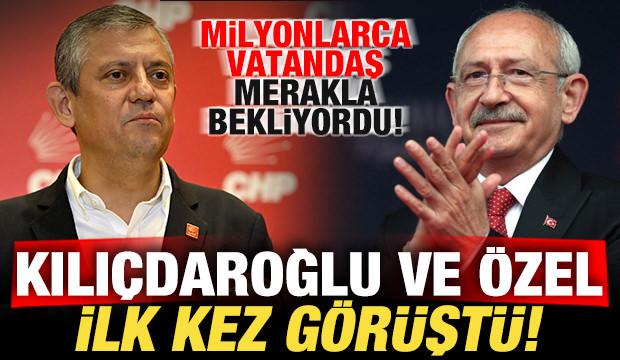 Milyonlarca vatandaş merakla bekliyordu! &Ouml;zg&uuml;r &Ouml;zel ve Kılı&ccedil;daroğlu'dan ilk g&ouml;r&uuml;şme