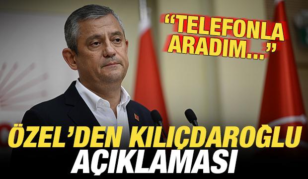 &Ouml;zg&uuml;r &Ouml;zel'den son dakika Kılı&ccedil;daroğlu a&ccedil;ıklaması!