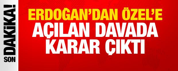 &Ouml;zg&uuml;r &Ouml;zel'e 300 bin TL'lik tazminat kararı! Cumhurbaşkanı Erdoğan'ın avukatı duyurdu