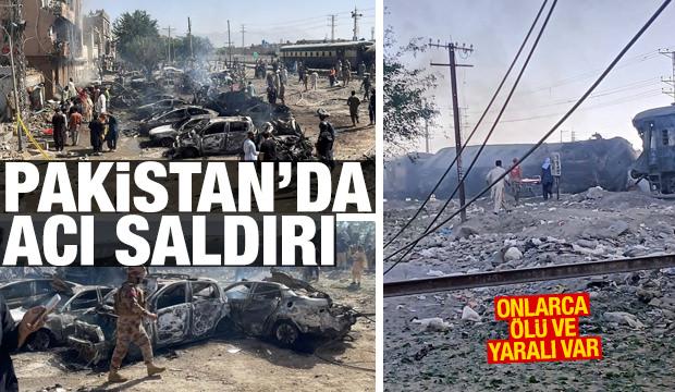 Pakistan'da trene bombalı saldırı: En az 24 &ouml;l&uuml;