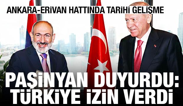 Paşinyan duyurdu: T&uuml;rkiye demiryolu bağlantısını bize a&ccedil;tı