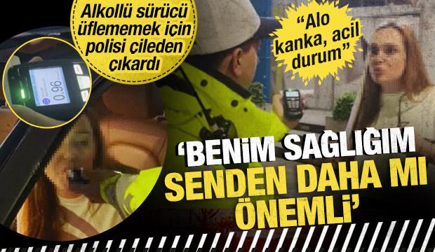 Polisin alkoll&uuml; s&uuml;r&uuml;c&uuml;yle imtihanı: &lsquo;Alo kanka acil durum&rsquo;