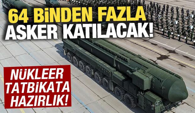 Rusya'dan n&uuml;kleer tatbikat! 64 binden fazla asker katılacak