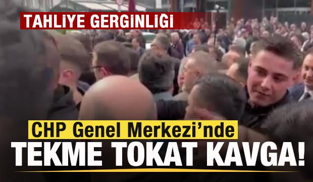 Son dakika: CHP Genel Merkezi'nde gerginlik! Tekme tokat kavga &ccedil;ıktı!