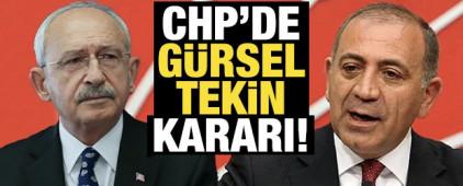 Son dakika... CHP'de G&uuml;rsel Tekin kararı!