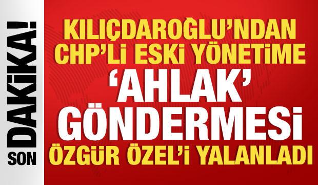 Son dakika: Kılı&ccedil;daroğlu: Partide ahlaki değerleri d&uuml;zeltmemiz lazım
