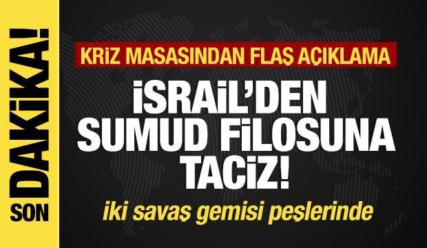 Son dakika...K&uuml;resel Sumud Filosu Kriz Masası duyurdu: Savaş gemileri peşlerinde!