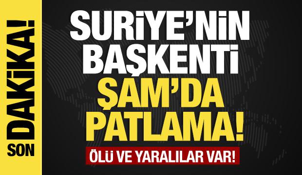 Son dakika...Suriye'nin başkenti Şam'da patlama: &Ouml;l&uuml; ve yaralılar var!