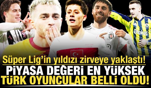 S&uuml;per Lig'in yıldızından b&uuml;y&uuml;k &ccedil;ıkış! En değerli T&uuml;rk oyuncular belli oldu