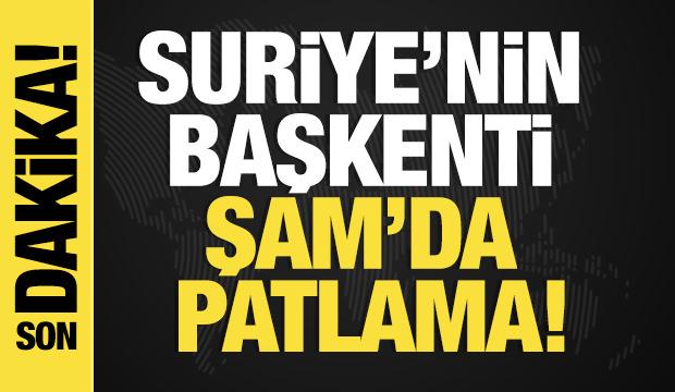 Suriye'nin başkenti Şam'da patlama meydana geldi