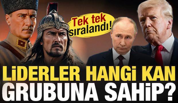 Tarihin en g&uuml;&ccedil;l&uuml; liderleri bu kan grubundan &ccedil;ıkıyor! Atat&uuml;rk&rsquo;ten Cengiz Han&rsquo;a&hellip;