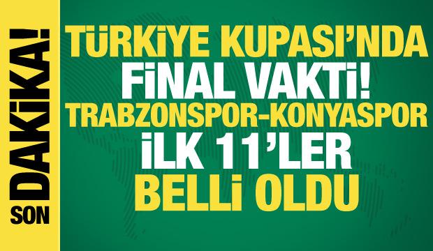 Trabzonspor - Konyaspor! İlk 11'ler belli oldu