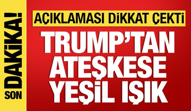 Trump'tan İran mesajı: İlişkilerimiz verimli hale geliyor