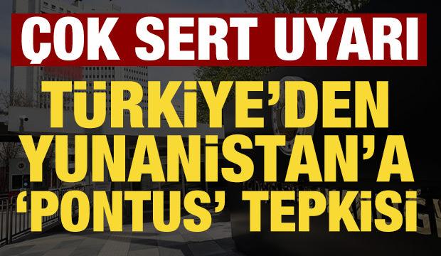 T&uuml;rkiye'den Yunanistan'a 'Pontus' tepkisi: Tarihten husumet &ccedil;ıkarmayın