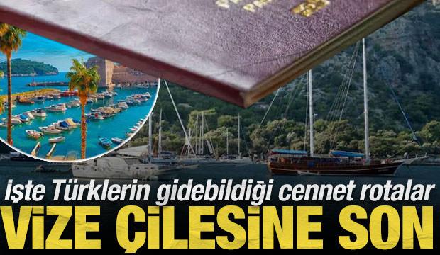 T&uuml;rklerin sadece kimlik ve pasaportla gidebileceği 12 vizesiz cennet rota