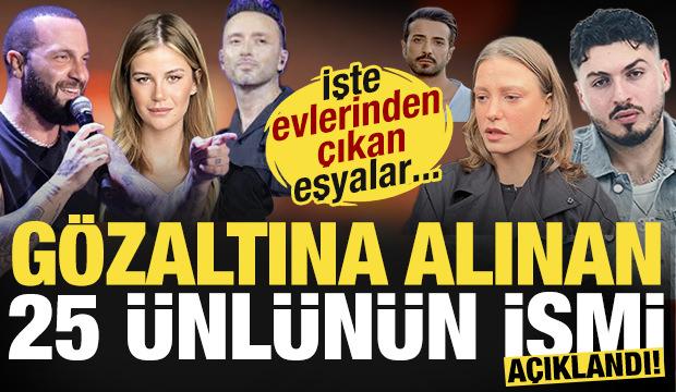 &Uuml;nl&uuml;lere uyuşturucu operasyonunda yeni dalga: &Ccedil;ok sayıda &uuml;nl&uuml; g&ouml;zaltına alındı