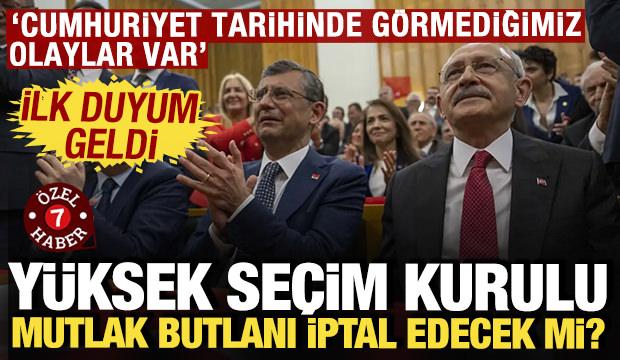 YSK mutlak butlanı iptal edecek mi? 'Cumhuriyet tarihinde g&ouml;rmediğimiz olaylar var'