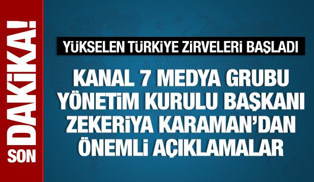 Y&uuml;kselen T&uuml;rkiye Zirveleri başladı: Zekeriya Karaman'dan &ouml;nemli a&ccedil;ıklamalar