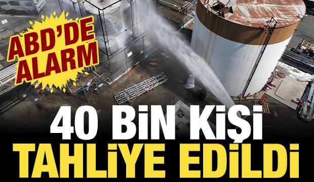 ABD&rsquo;de kimyasal tankta patlama riski: Yaklaşık 40 bin kişi tahliye edildi