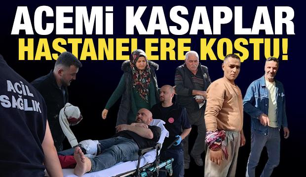 Acemi kasaplar hastanelere koştu!