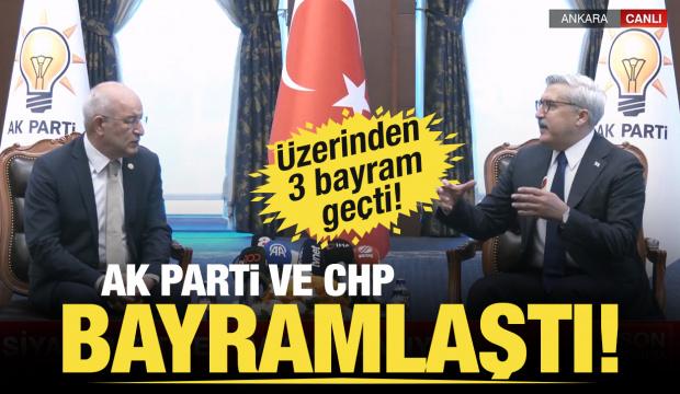 AK Parti ve CHP heyetleri bayramlaştı!