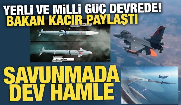 Bakan Kacır paylaştı! G&Ouml;KDOĞAN ve BOZDOĞAN'dan kritik başarı