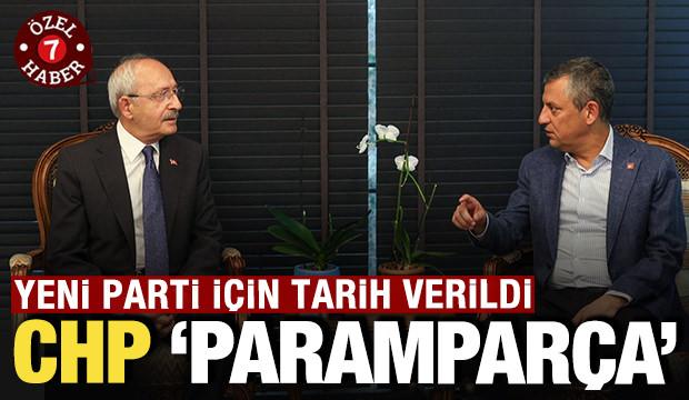 CHP 'parampar&ccedil;a': Yeni parti i&ccedil;in tarih verildi
