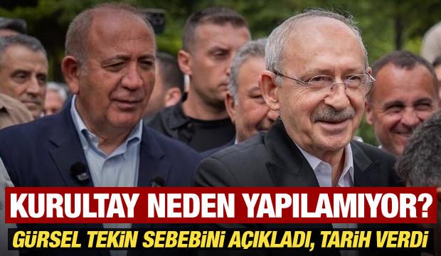 CHP'de kurultay neden yapılamıyor? G&uuml;rsel Tekin tek tek a&ccedil;ıkladı, tarih verdi!