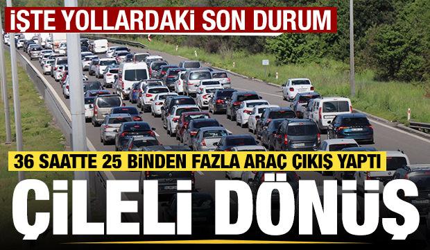 &Ccedil;ileli d&ouml;n&uuml;ş devam ediyor! İşte yollardaki son durum 
