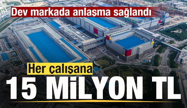 Dev markada anlaşma sağlandı! Her &ccedil;alışana 340 bin dolar ikramiye